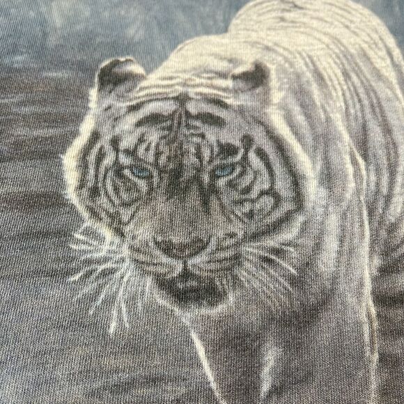 Vintage The Mountain Tie Dye Siberian Tiger N.W.F. Editions 1999 Made in USA - Picture 4 of 9